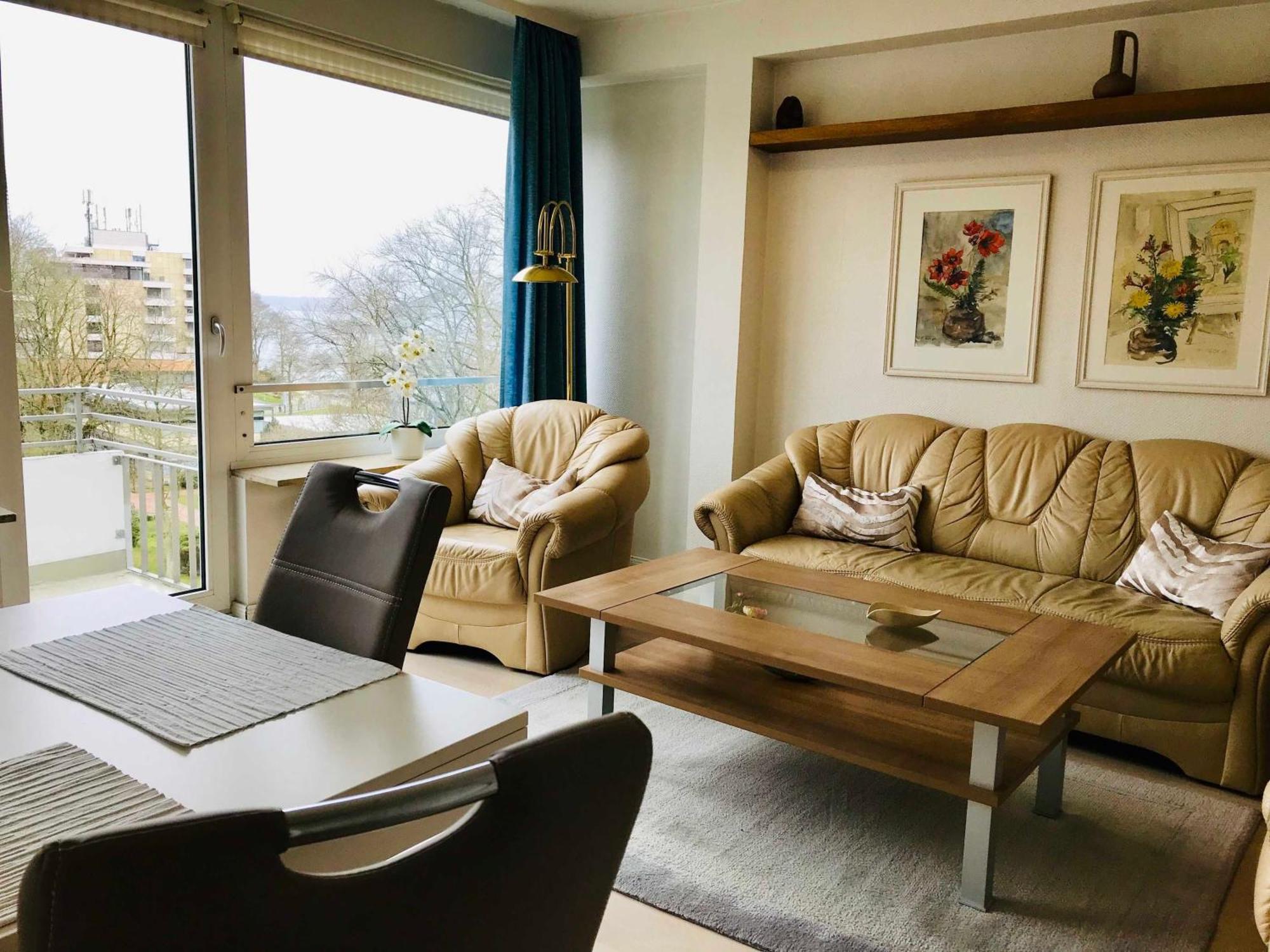 Ferienwohnung Skowronek Am Kurpark Glücksburg Exterior foto